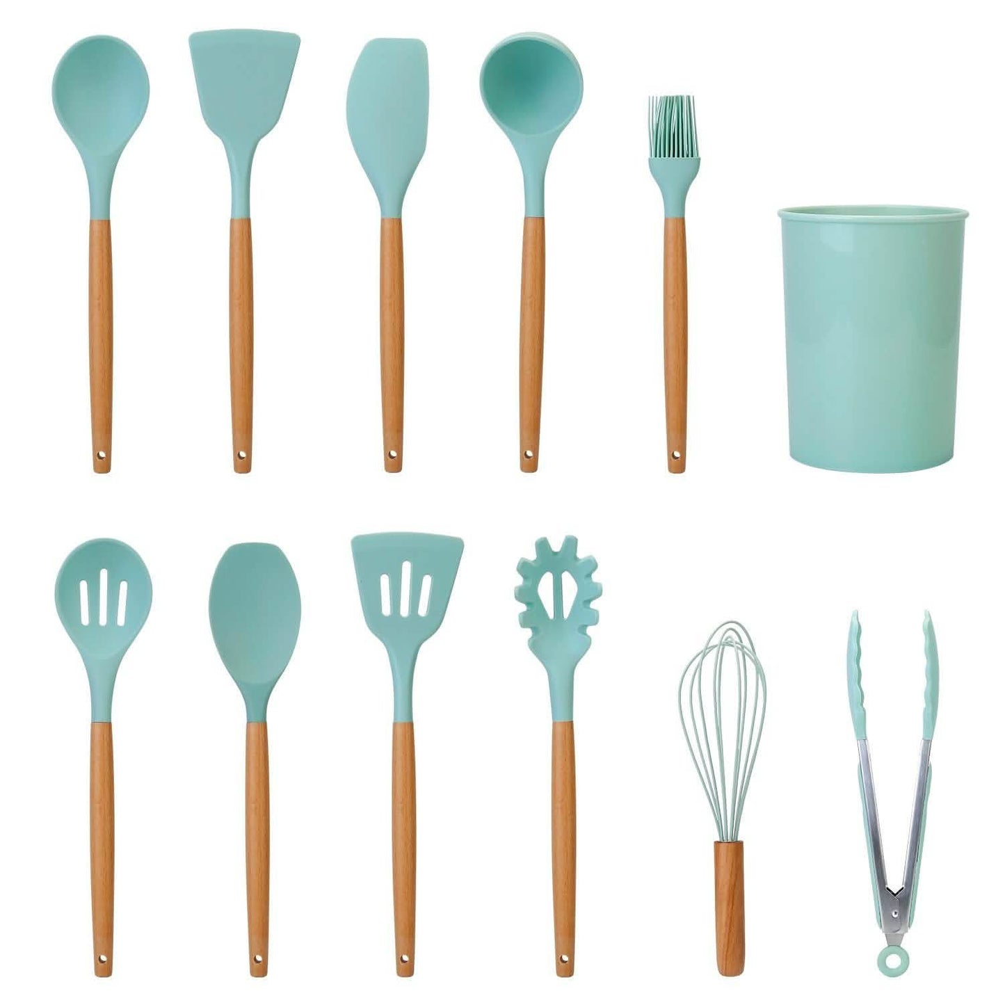 11-Piece: Silicone Cooking Utensil Set DailySale