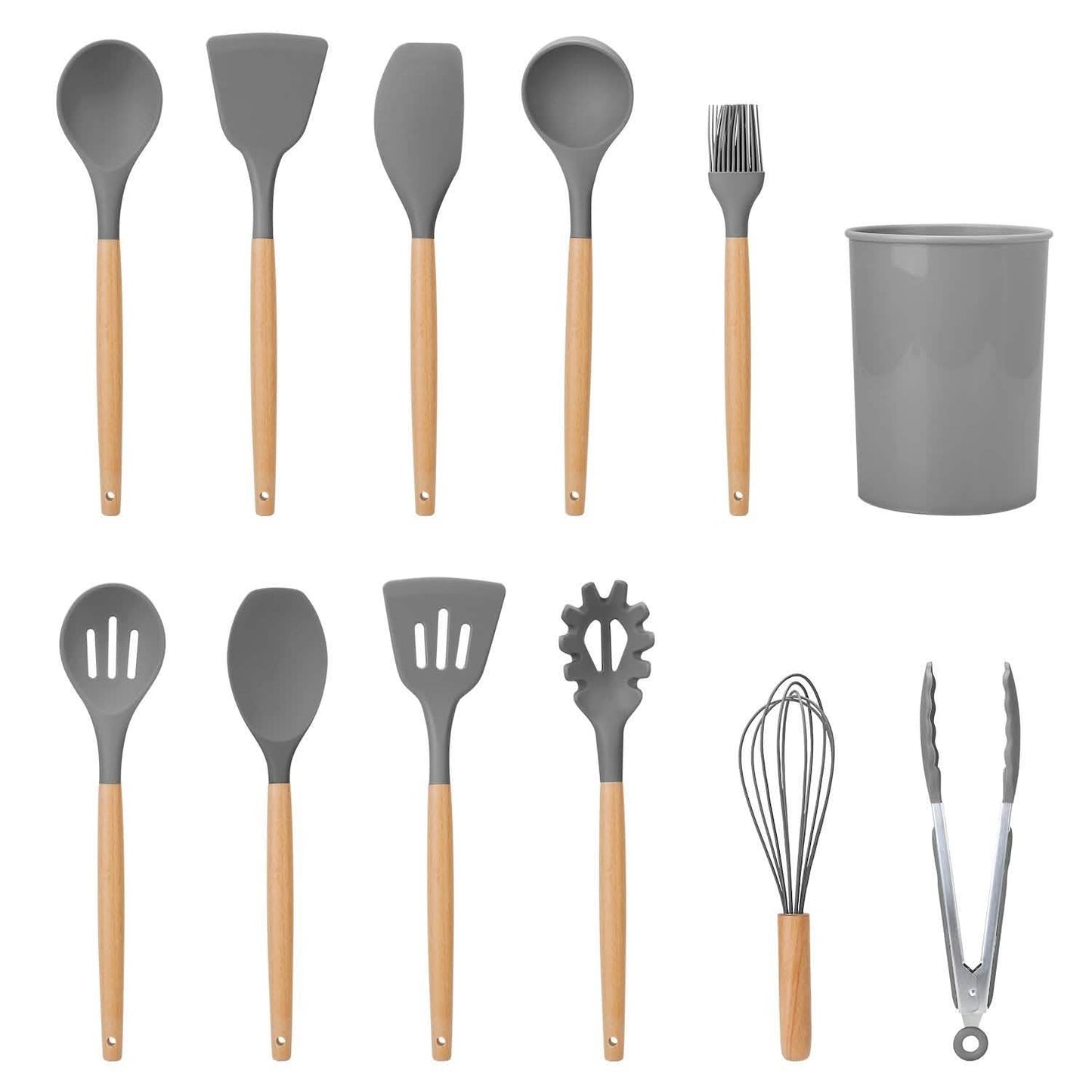 11-Piece: Silicone Cooking Utensil Set DailySale