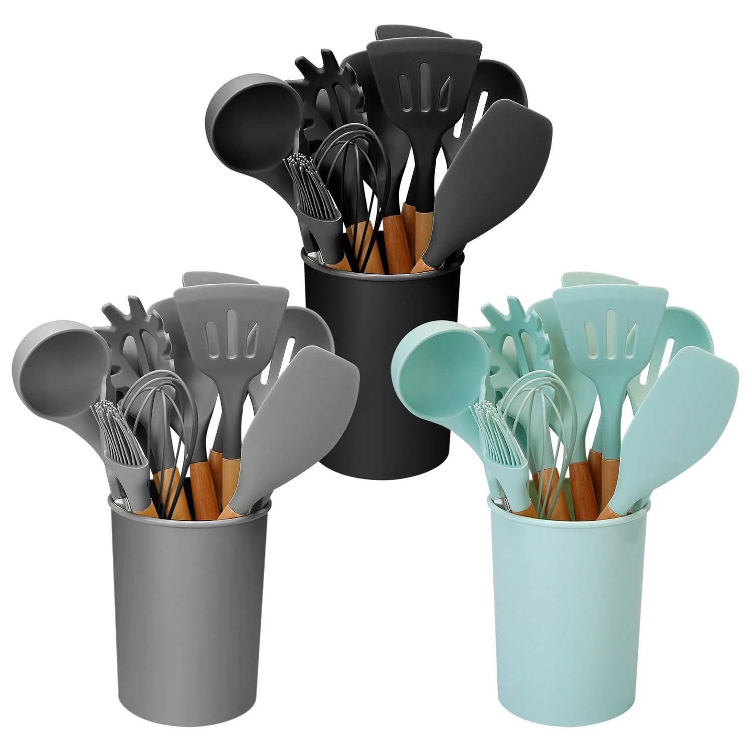 11-Piece: Silicone Cooking Utensil Set DailySale