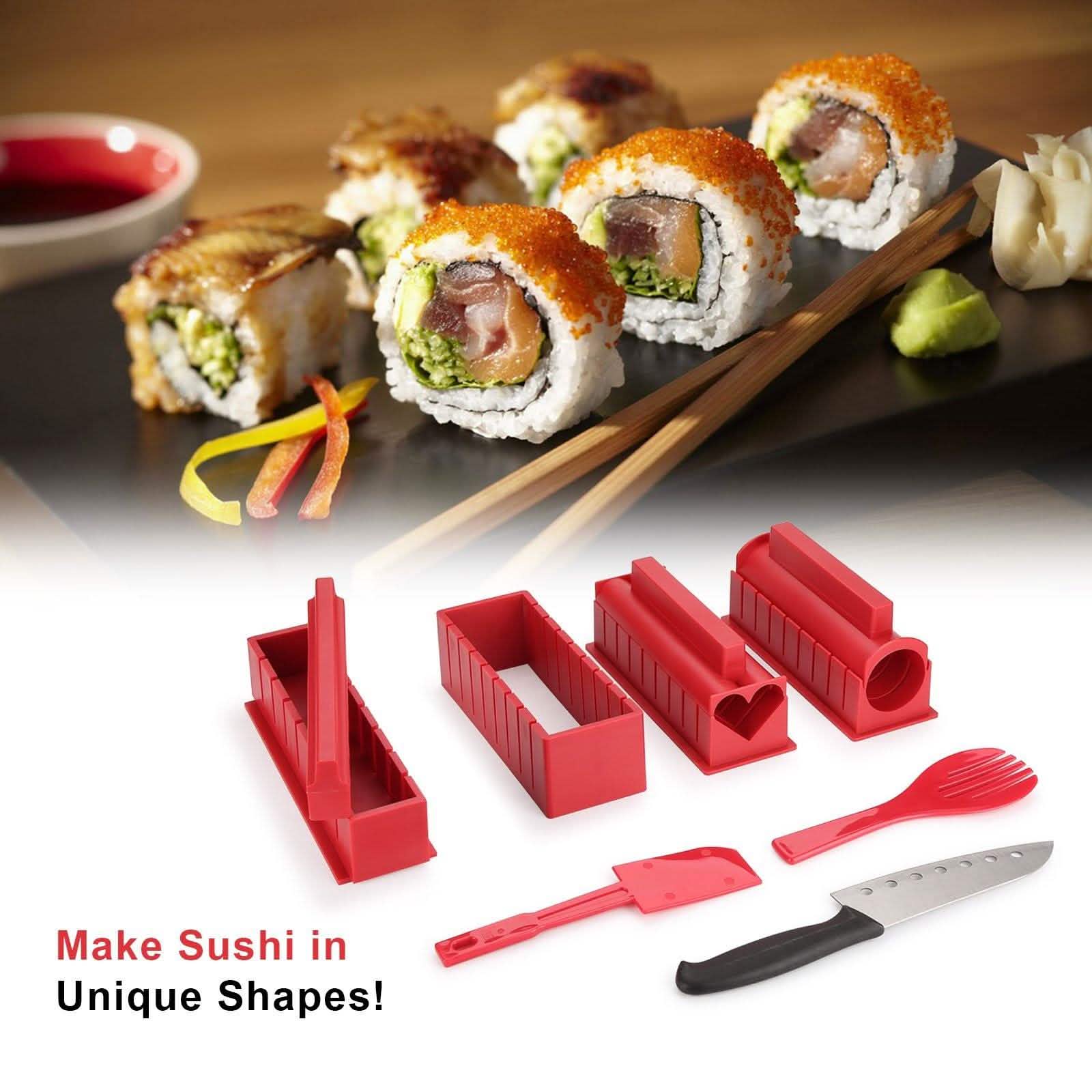 11-Piece: Sushi Making Kit Sushi Rolls with Premium Sushi Knife DailySale