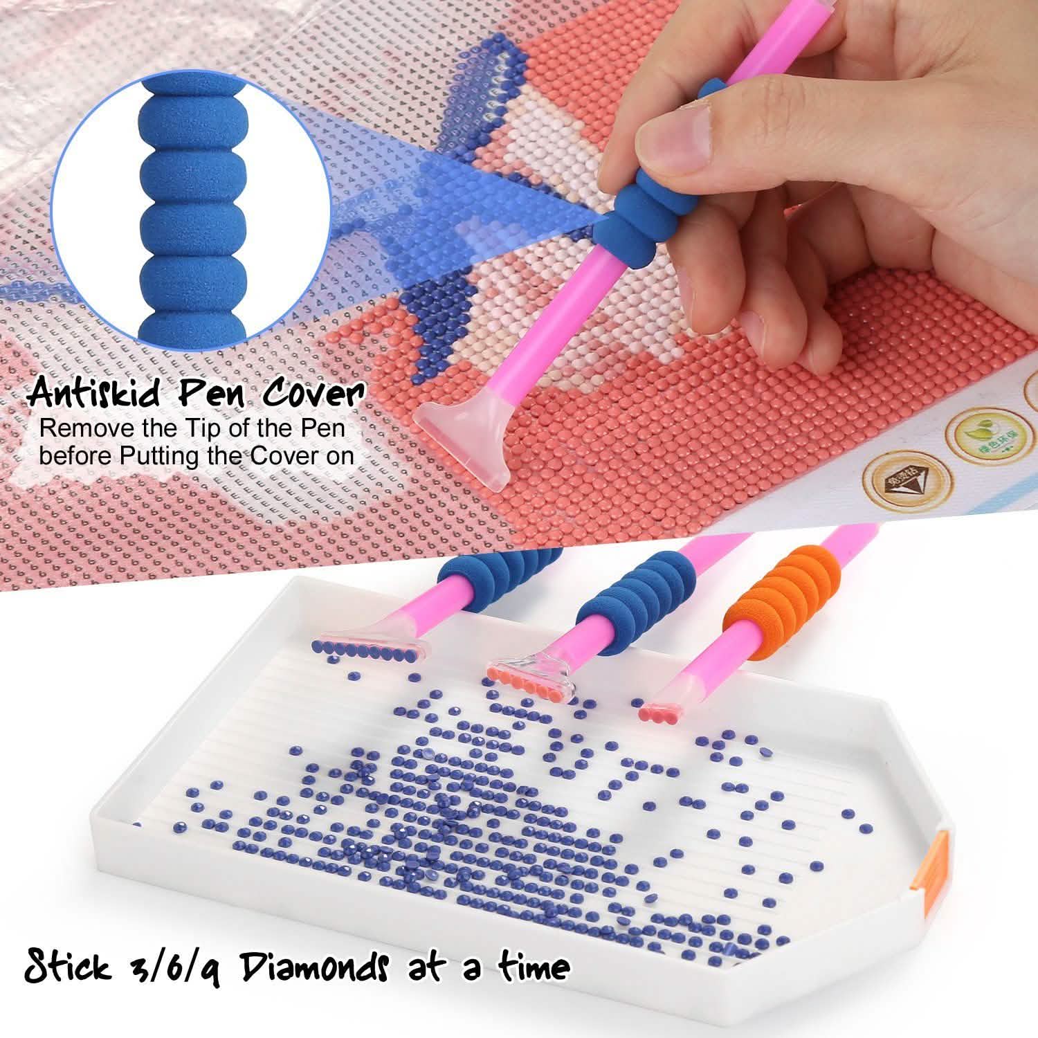 117-Piece: 5D Diamond Painting Tools Accessories Kit DailySale