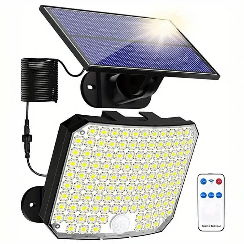 118 LED Solar Motion Sensor Flood Lights with Remote Control DailySale
