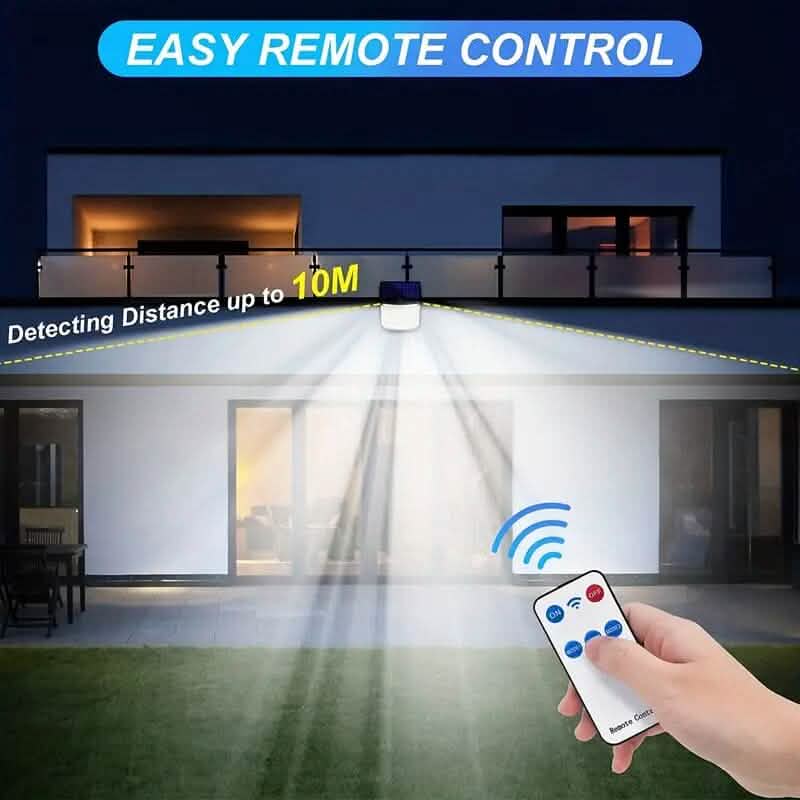 118 LED Solar Motion Sensor Flood Lights with Remote Control DailySale
