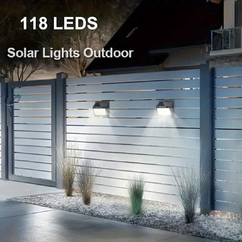 118 LED Ultra-Bright Solar Security Outdoor Lights DailySale