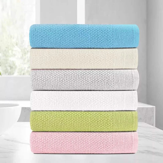 24-Piece Set: Dan River Popcorn Cotton Bath Towel Set DailySale