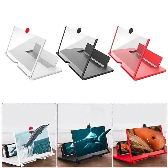 12 inch 3D Mobile Phone Screen Magnifier HD Video Amplifier with Foldable Holder DailySale