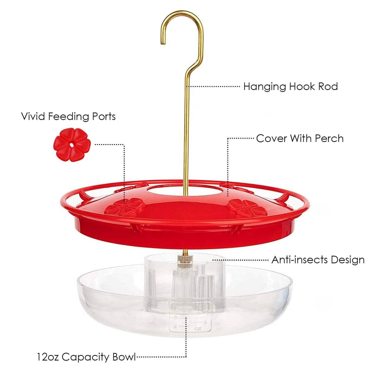 12 Oz Hummingbird Feeder DailySale