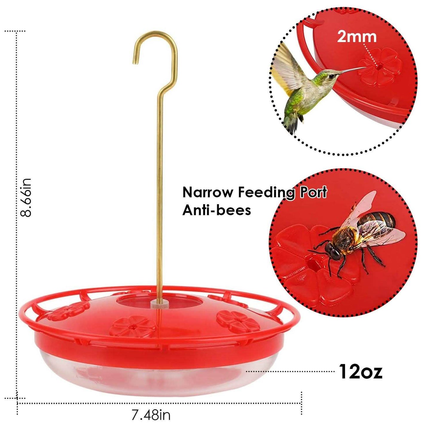 12 Oz Hummingbird Feeder DailySale