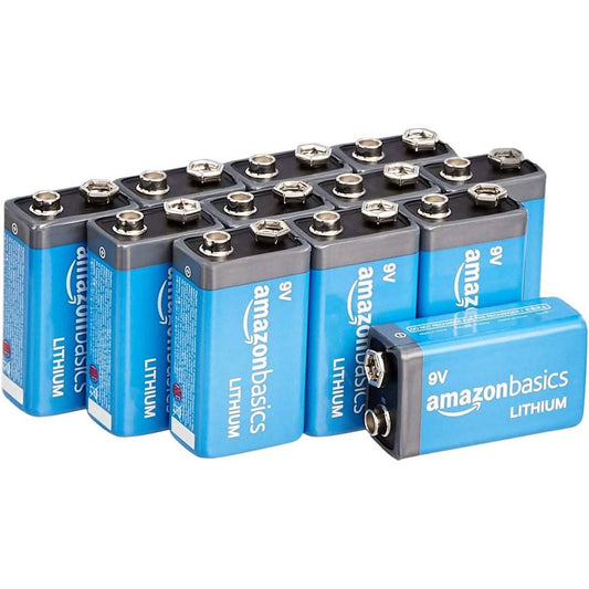 12-Pack: 9 Volt High-Performance Lithium Batteries DailySale