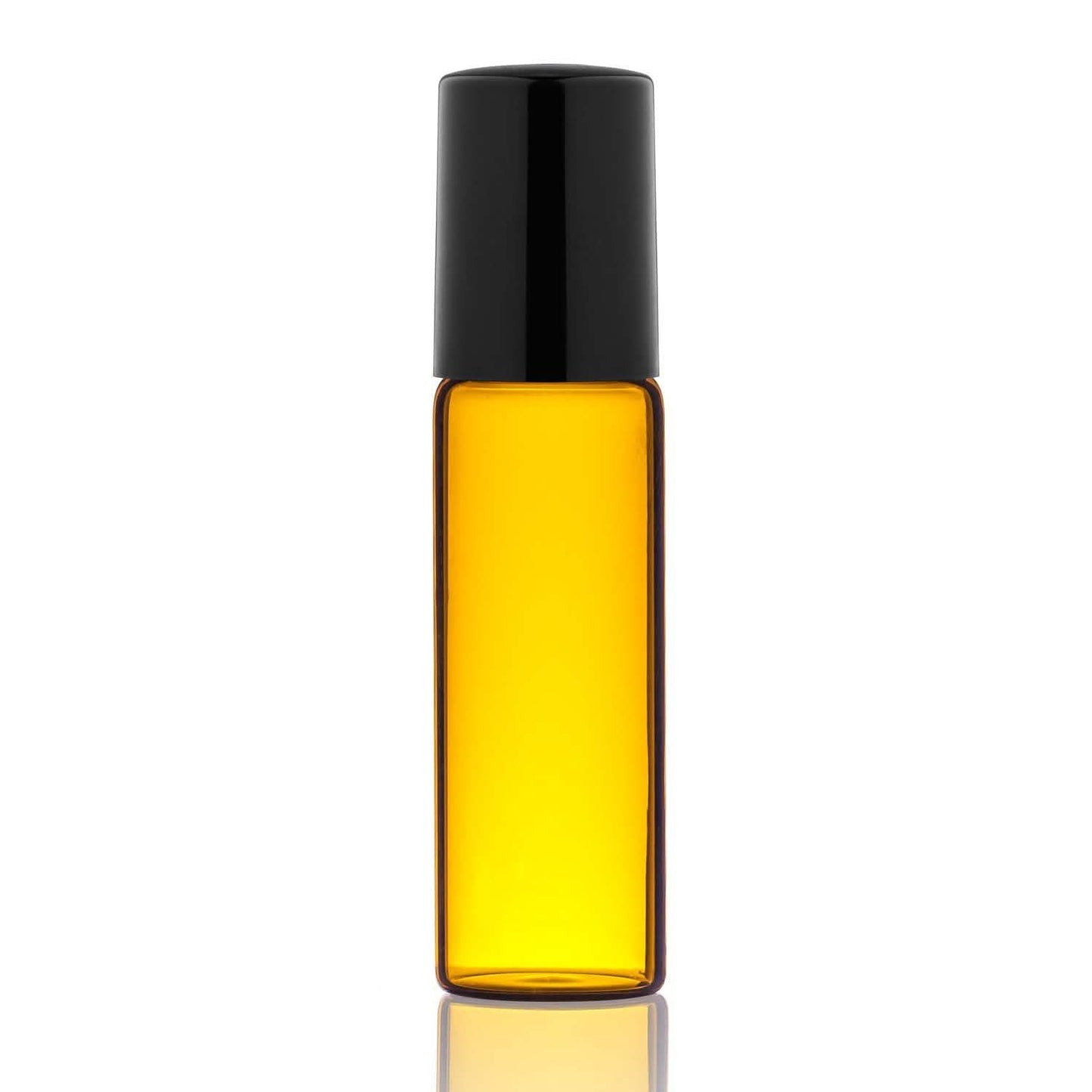 12-Pack: Amber Glass Bottles 10ml with Stainless Steel Roller Balls DailySale