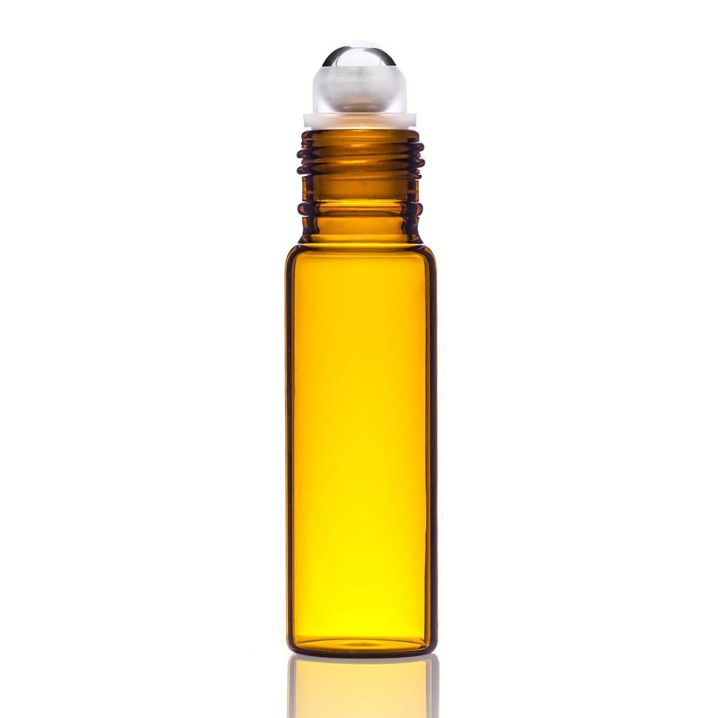12-Pack: Amber Glass Bottles 10ml with Stainless Steel Roller Balls DailySale