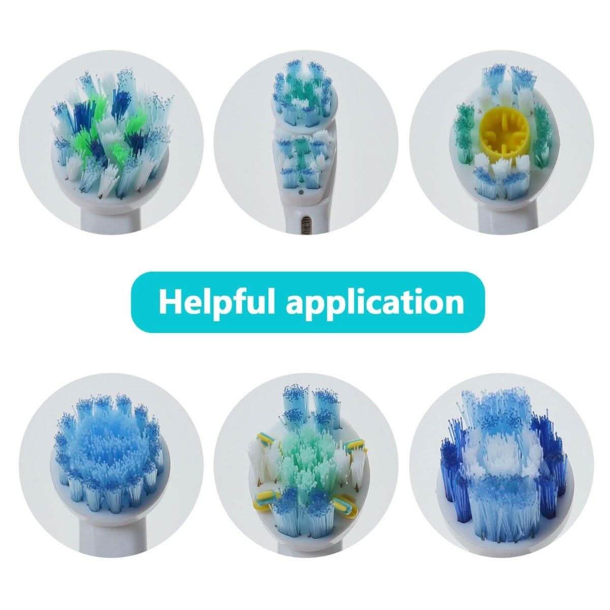 12-Pack: Assorted Clean Replacement Electric Toothbrush Heads DailySale