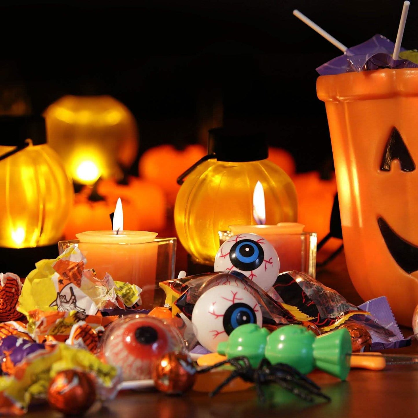 12-Pack: LED Pumpkin Tealights Smokeless Candles DailySale