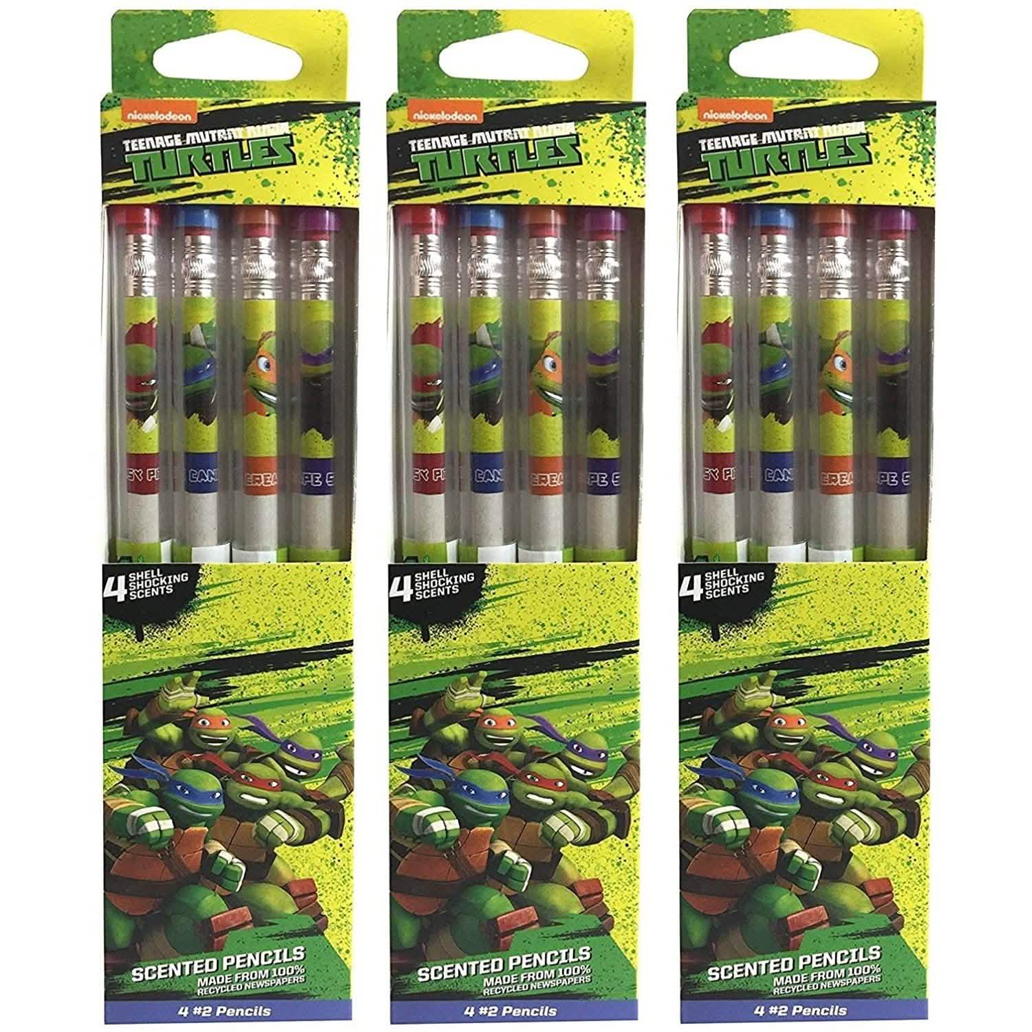 12-Pack: No 2 Scented Teenage Mutant Ninja Turtles Smencils DailySale