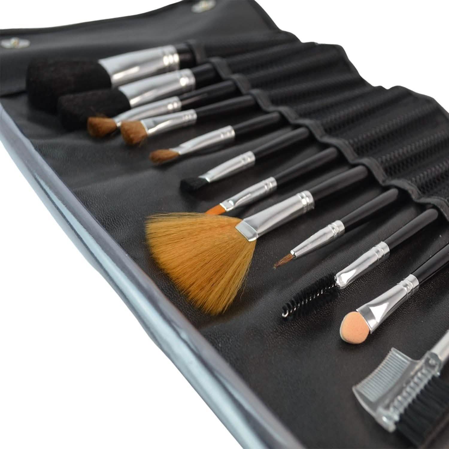 12-Pack: Premium Makeup Brush Set for Blending Blush Concealer Eye Shadow DailySale