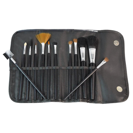 12-Pack: Premium Makeup Brush Set for Blending Blush Concealer Eye Shadow DailySale