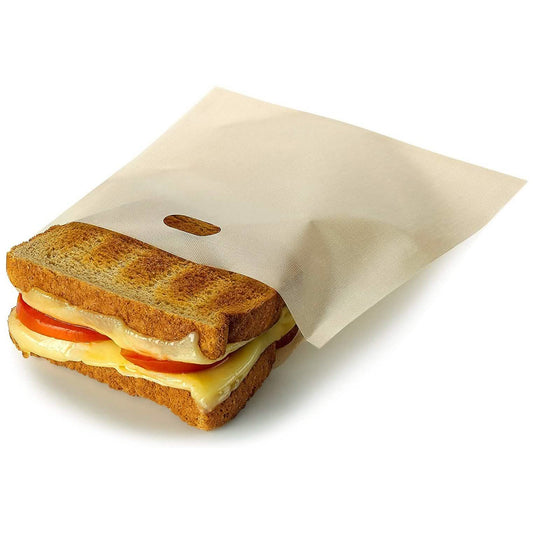 12-Pack: RL Treats Non Stick Reusable Toaster Bags for Sandwich and Grilling DailySale