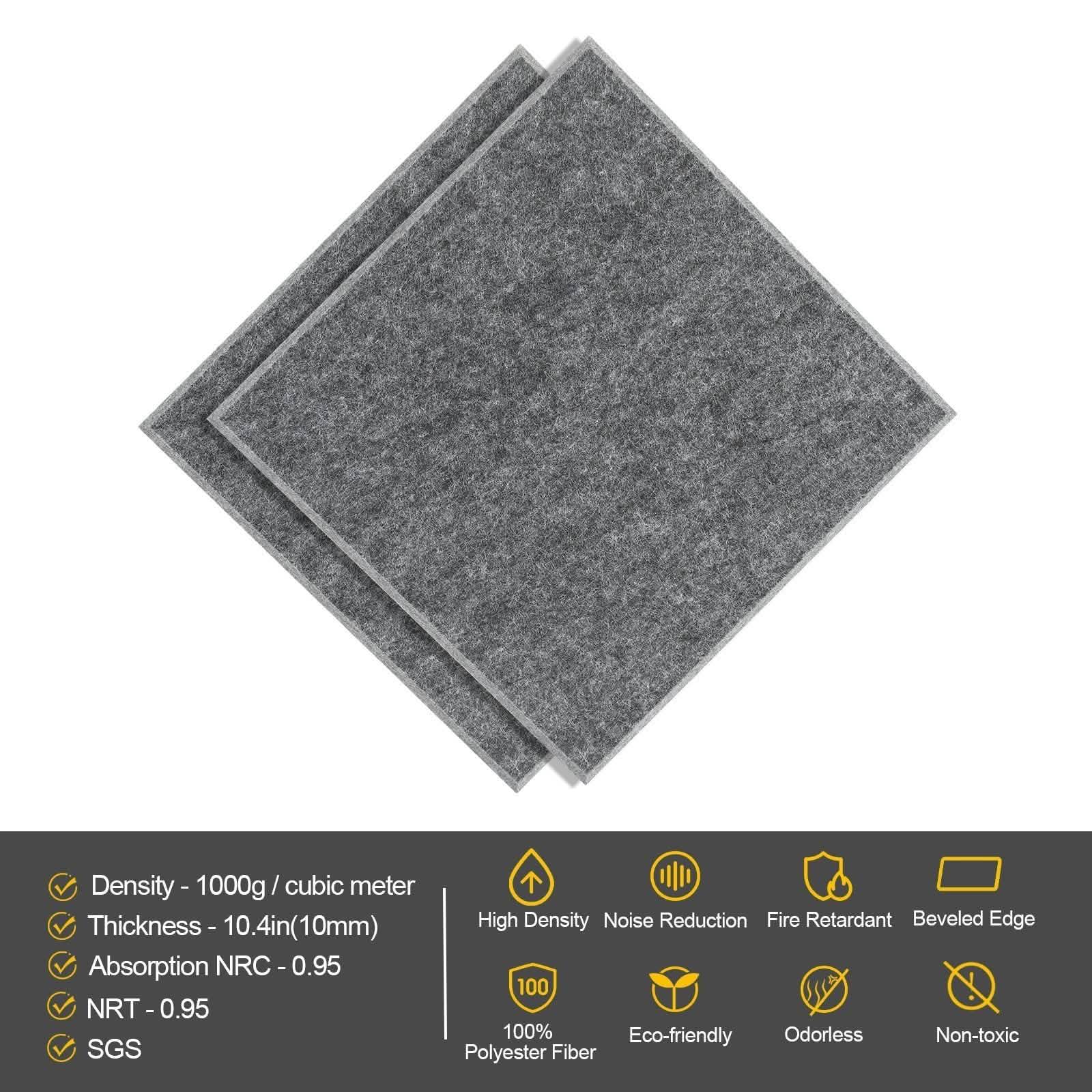 12-Packs: AGPtEK Acoustic Absorption Noise Cancellation Panels DailySale