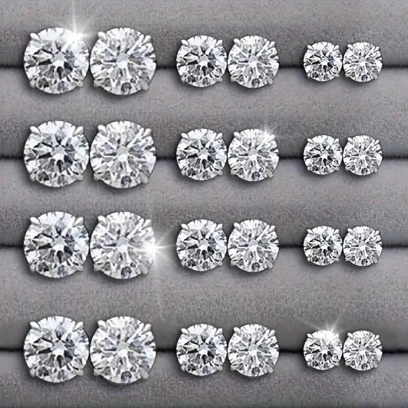 12-Pairs: Fashion Stainless Steel Stud Earrings DailySale