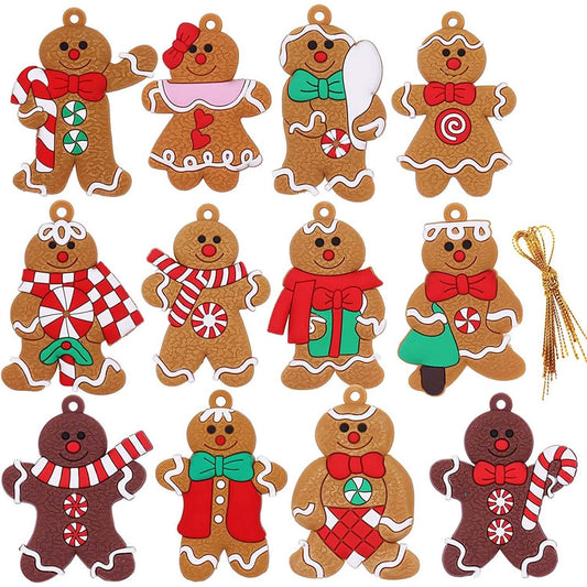 12-Piece: Gingerbread Man Ornaments DailySale