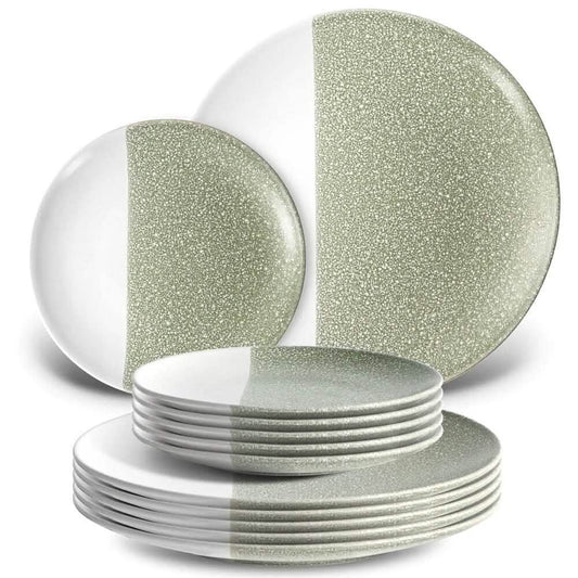 12-Piece: HITECLIFE Dinner Plates Set DailySale