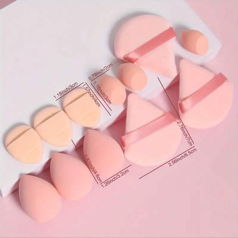 12-Piece Set: All-Purpose Makeup Sponge Puffs DailySale