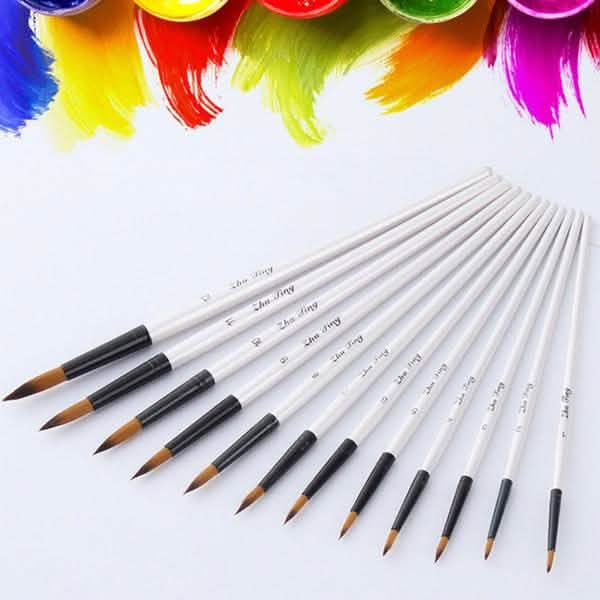 12-Piece Set: Artist Watercolor Painting Brushes DailySale