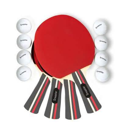 12-Piece Set: Table Tennis Rackets and Balls DailySale