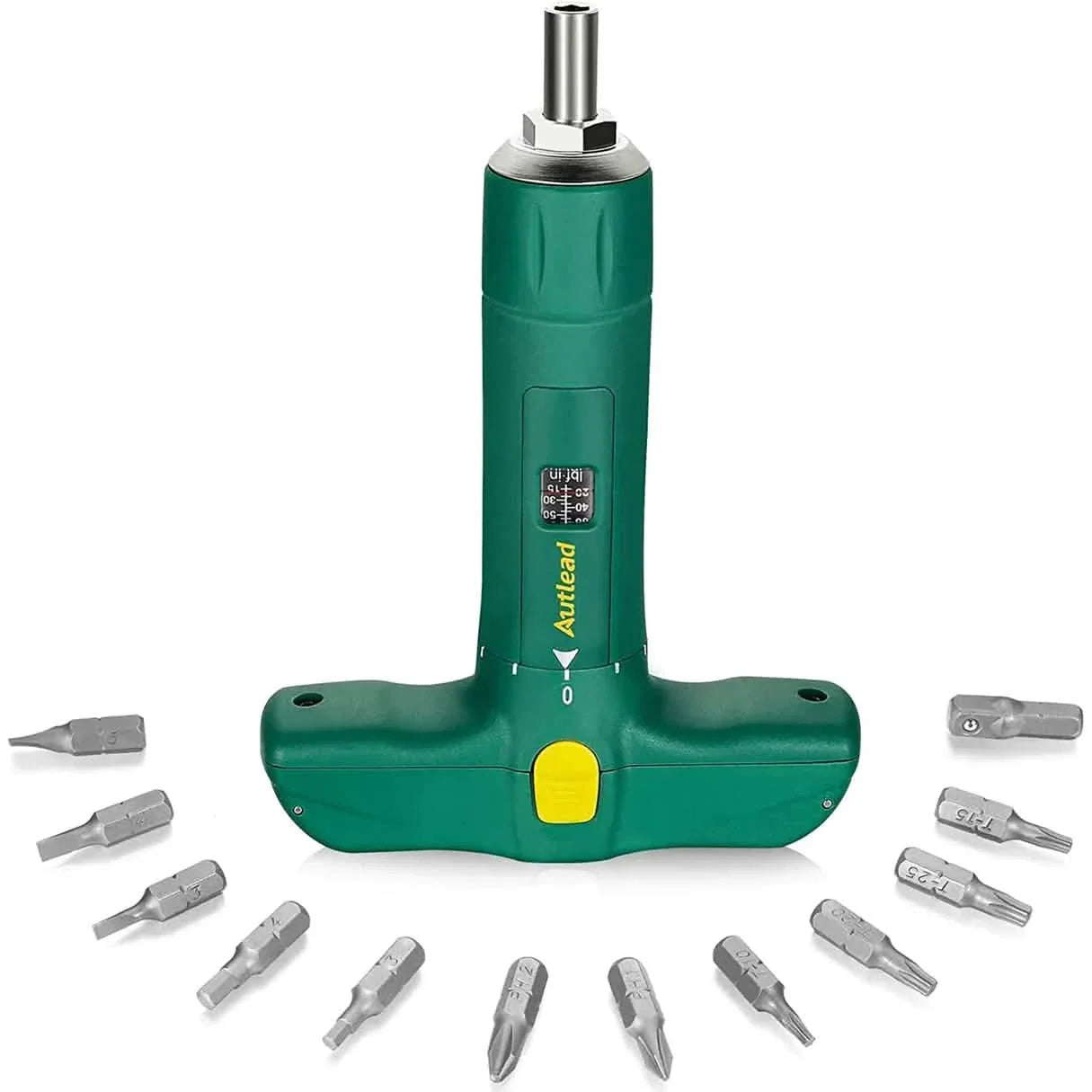 12-Pieces: AUTLEAD Torque Screwdriver, T-shape Torque Wrench DailySale