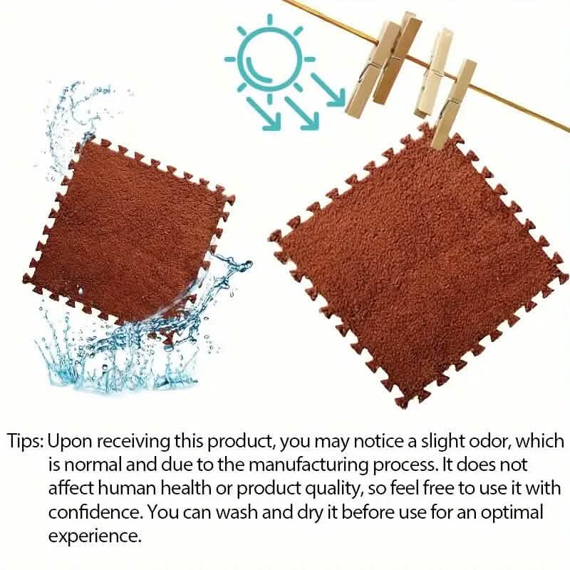 12-Pieces: Patchwork Carpet Full Floor Mat DailySale