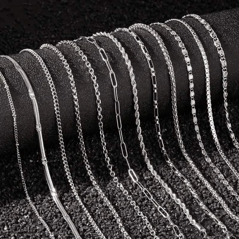 12-Pieces: Stainless Steel Clavicle Necklace Set DailySale