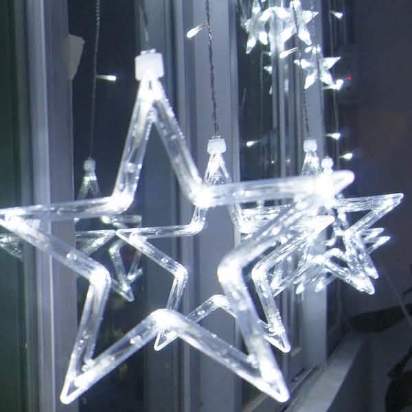 12 Stars 138 LED Curtain String Lights DailySale