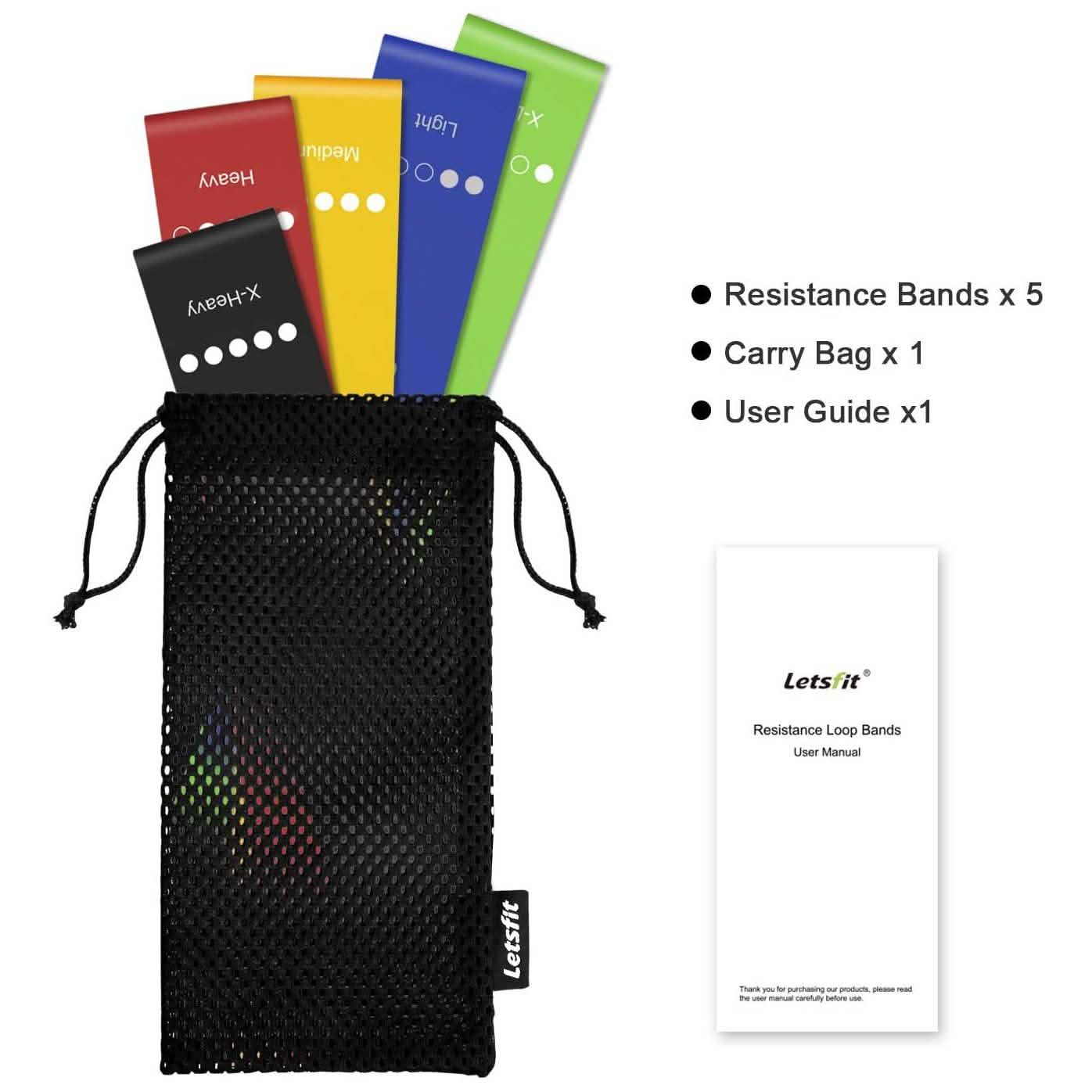 12 x 2 Letsfit Resistance Loop Bands DailySale