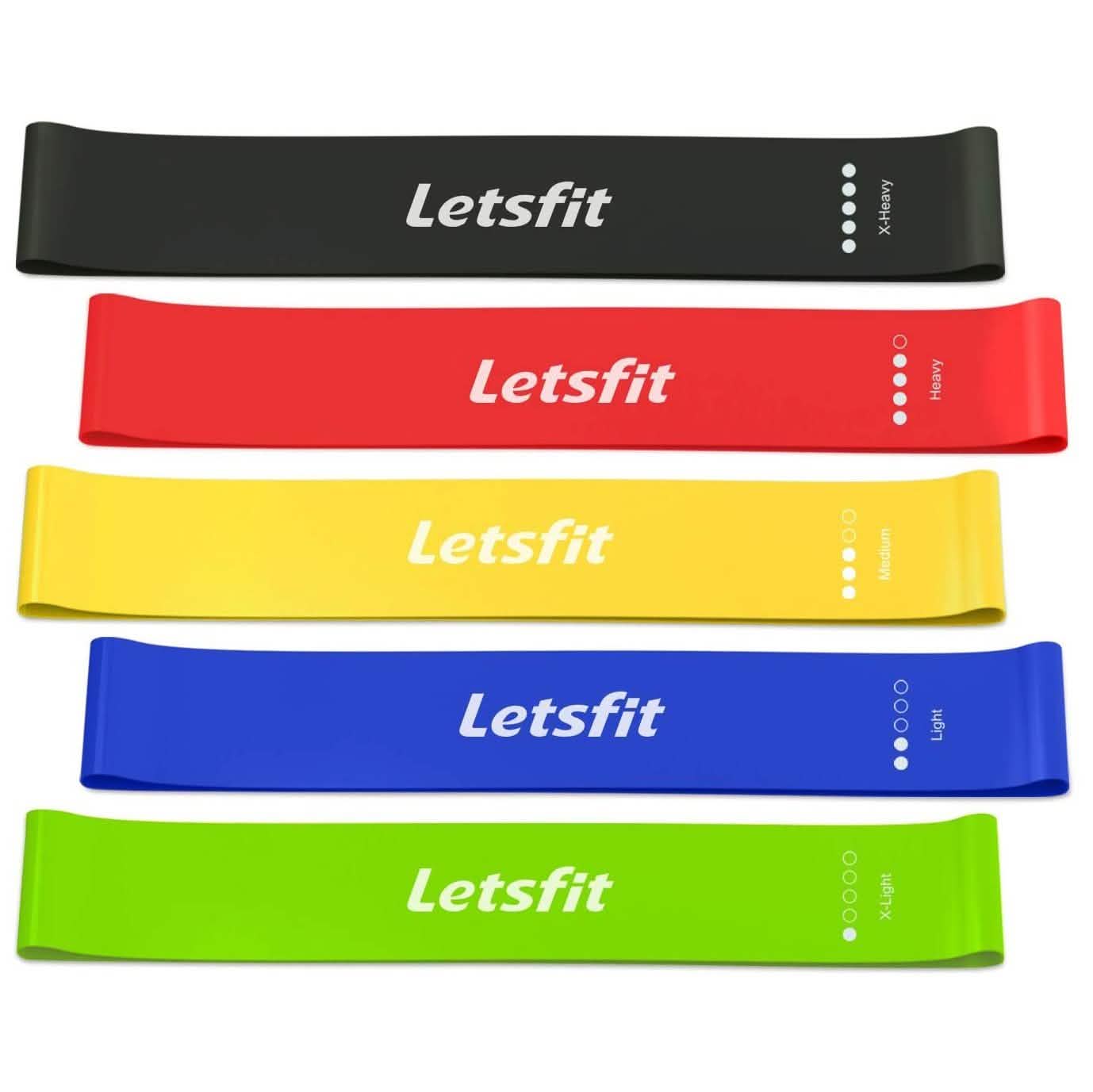 12 x 2 Letsfit Resistance Loop Bands DailySale