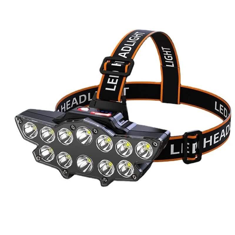 12 x P90 LED Headlamp USB Rechargeable Long Shoot 4 Modes DailySale