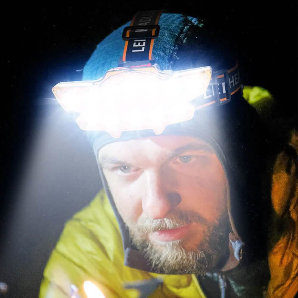 12 x P90 LED Headlamp USB Rechargeable Long Shoot 4 Modes DailySale