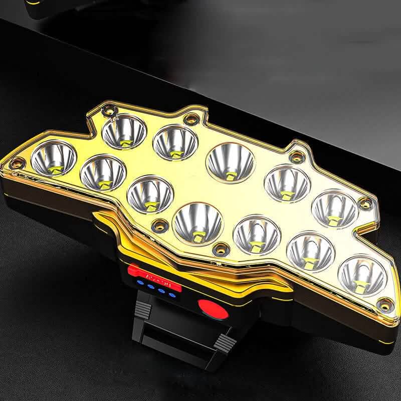 12 x P90 LED Headlamp USB Rechargeable Long Shoot 4 Modes DailySale