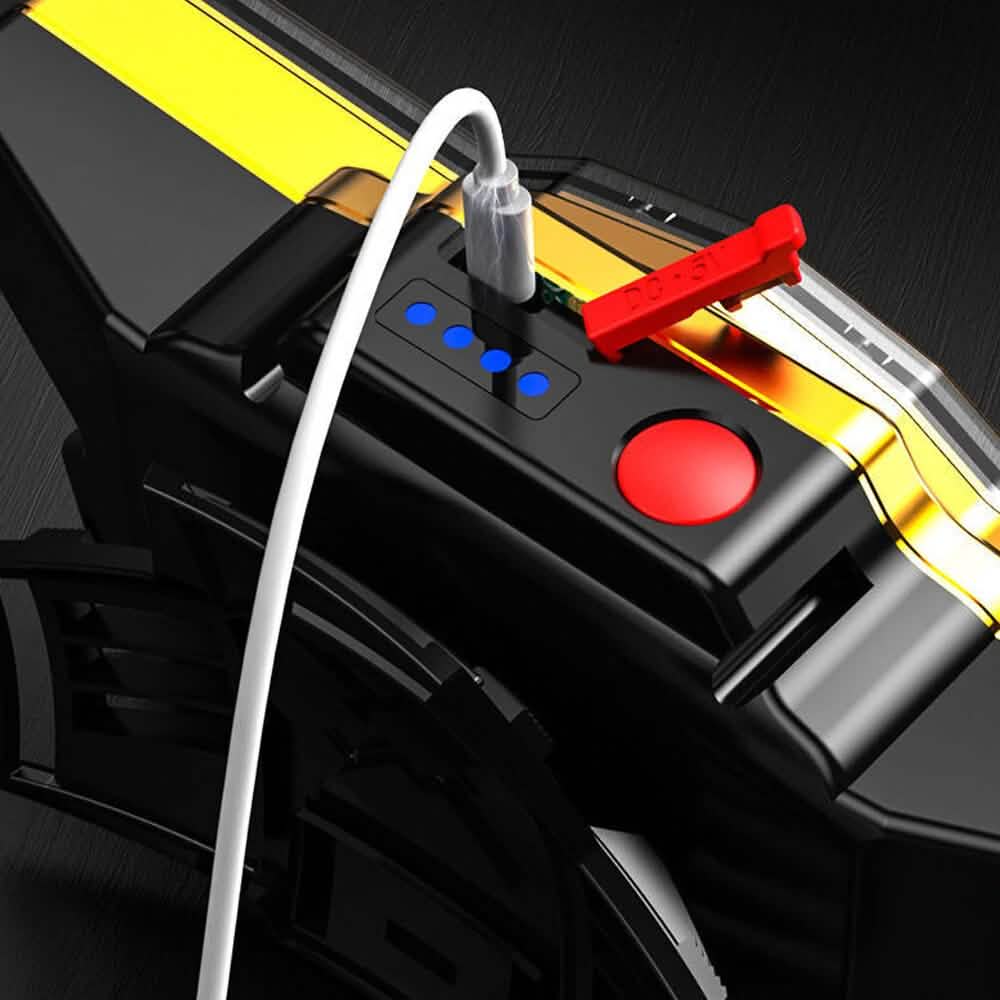 12 x P90 LED Headlamp USB Rechargeable Long Shoot 4 Modes DailySale