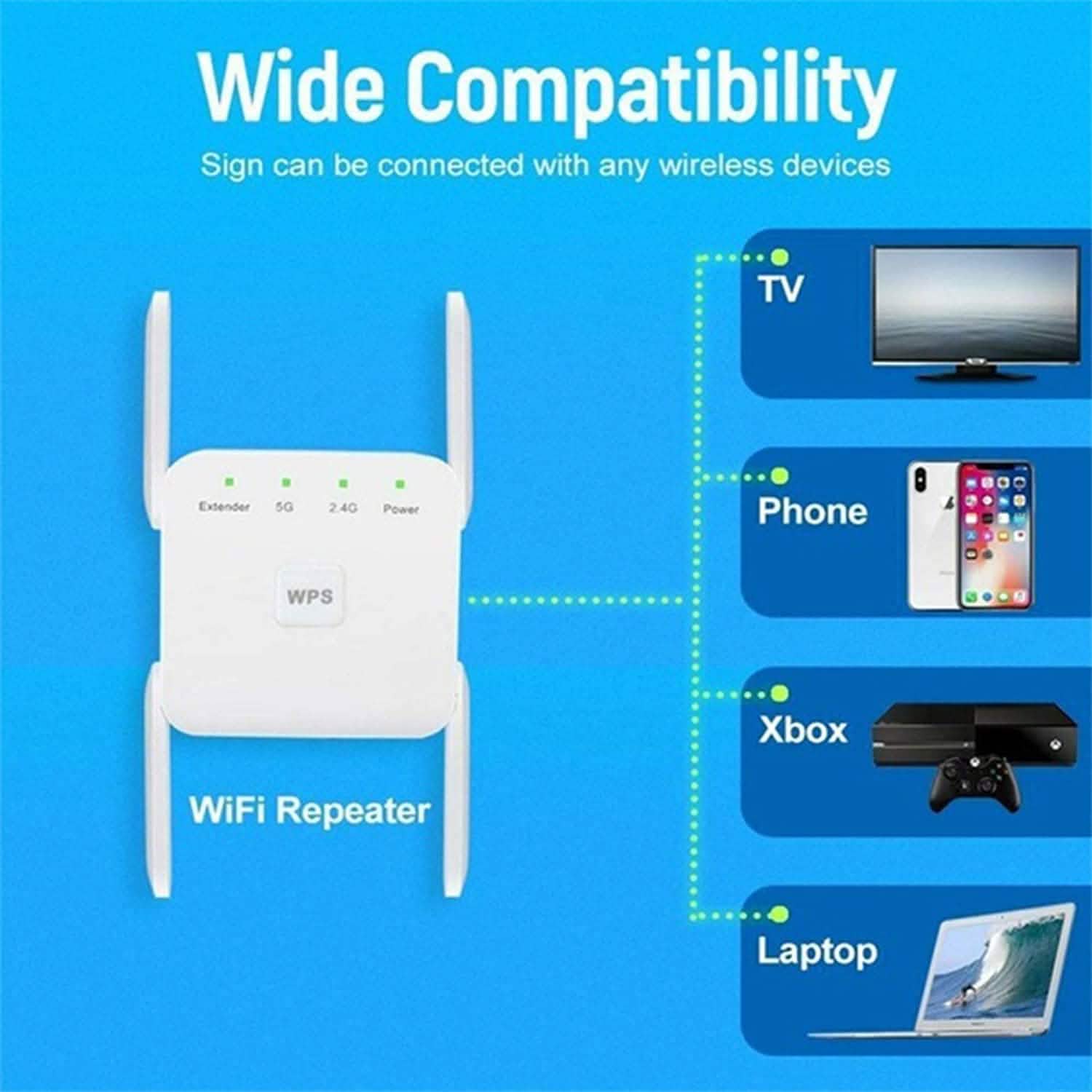 1200Mbps WiFi Range Extender DailySale