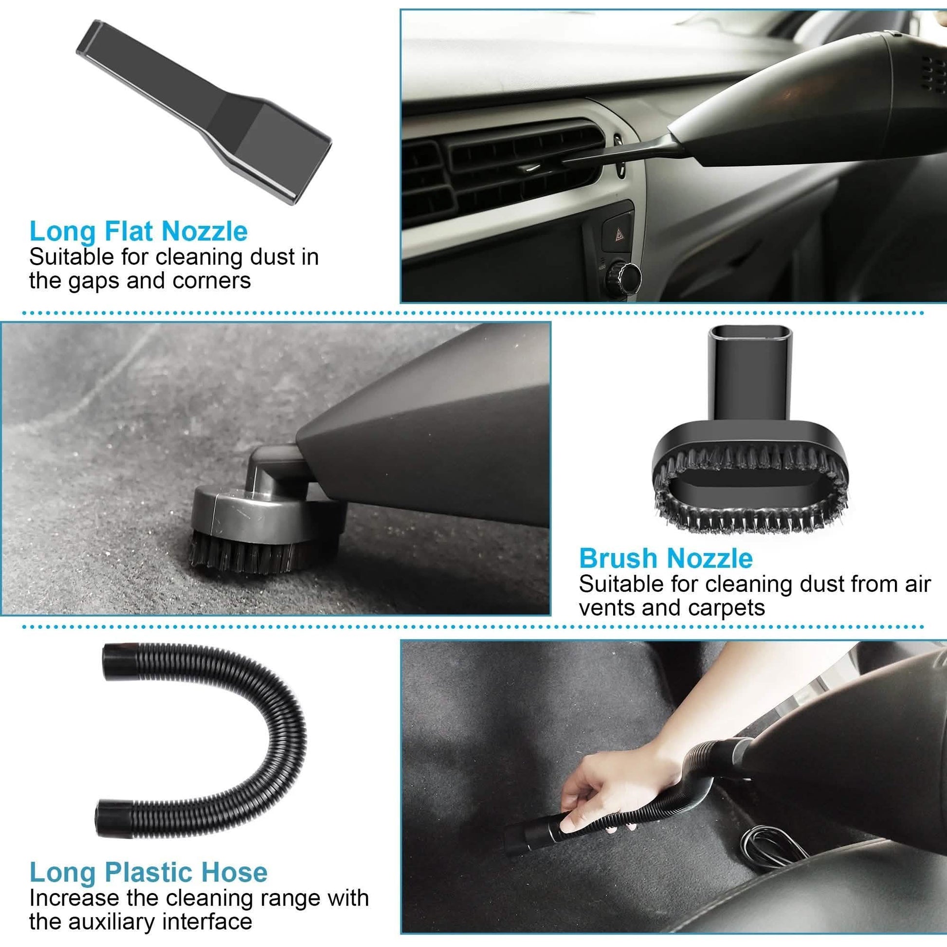 120W Portable Handheld Corded Car Vacuum Cleaner DailySale