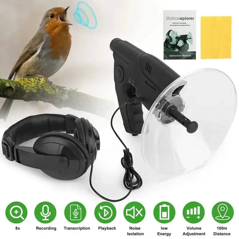Bird Listening Device with 8x Zoom & Headphones DailySale