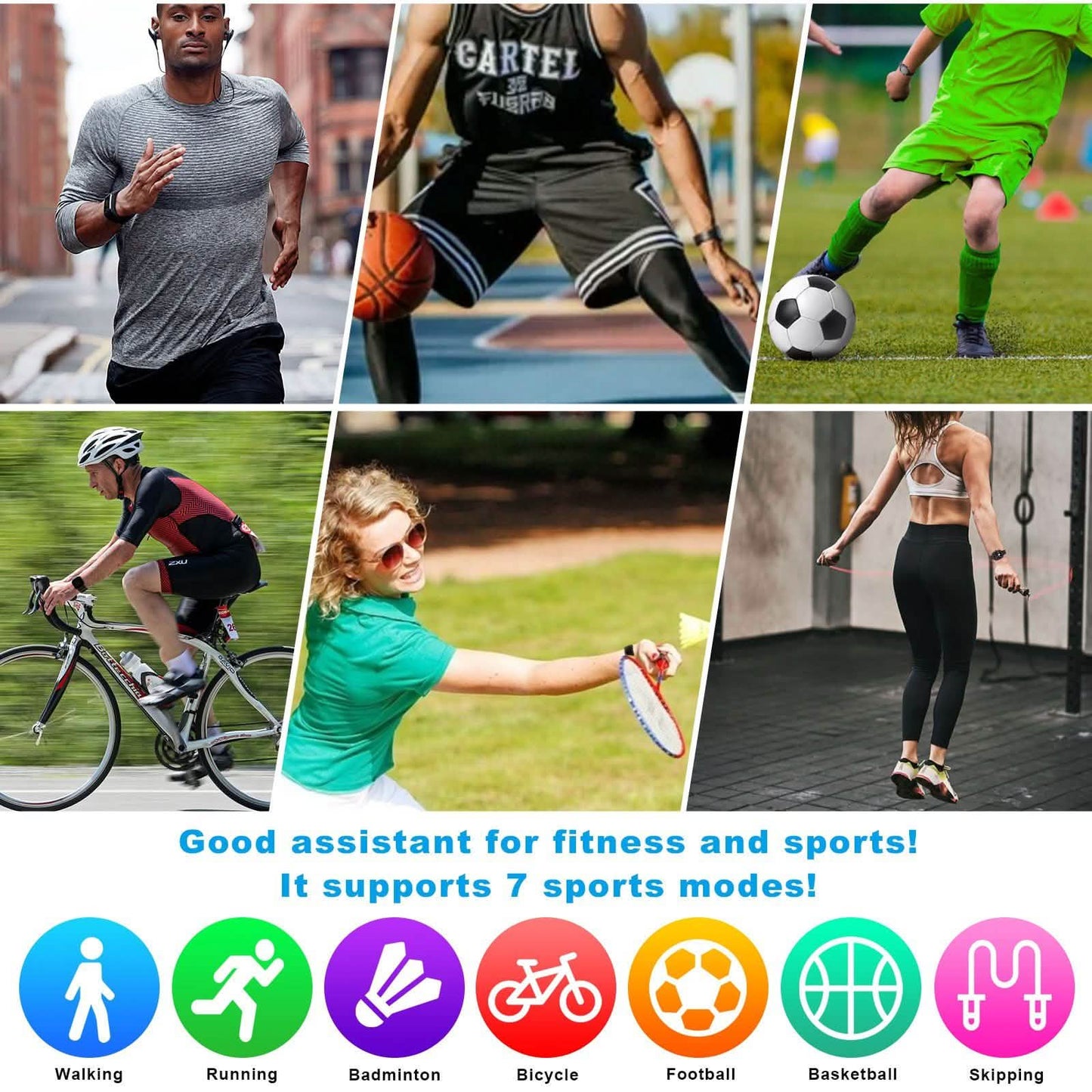 1.28'' Touch Screen Smartwatch Handsfree Bluetooth Sport Fitness Tracker DailySale