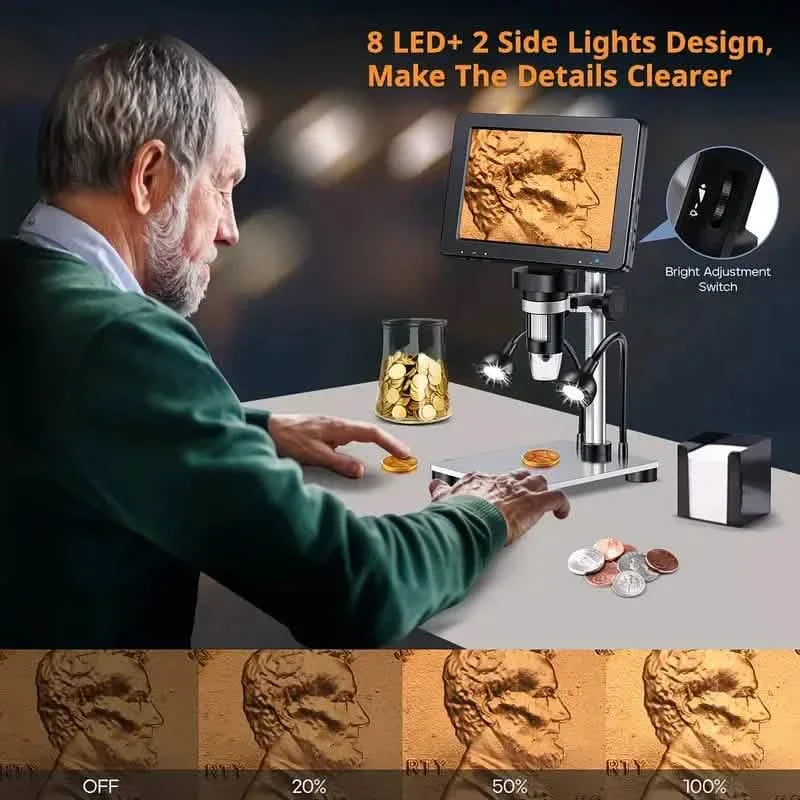 12MP Ultra-Precise Focusing Soldering Microscope DailySale