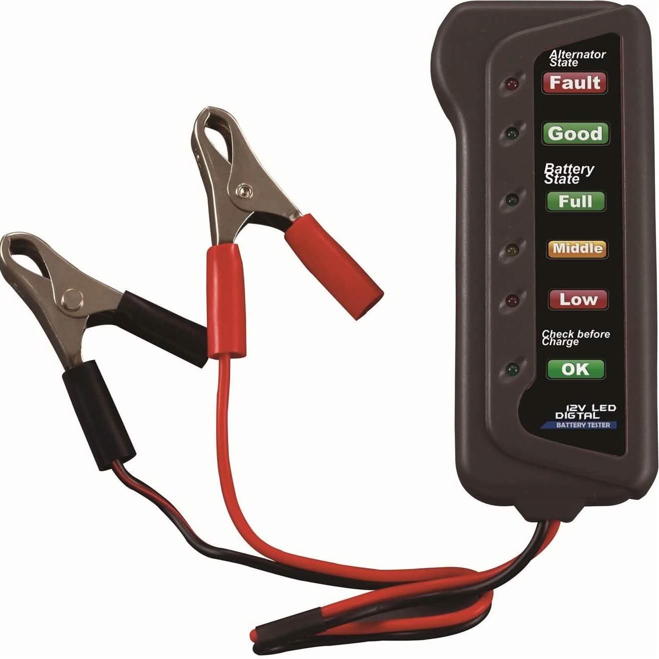 12V Car Digital Battery/Alternator Tester 15 Amps DailySale