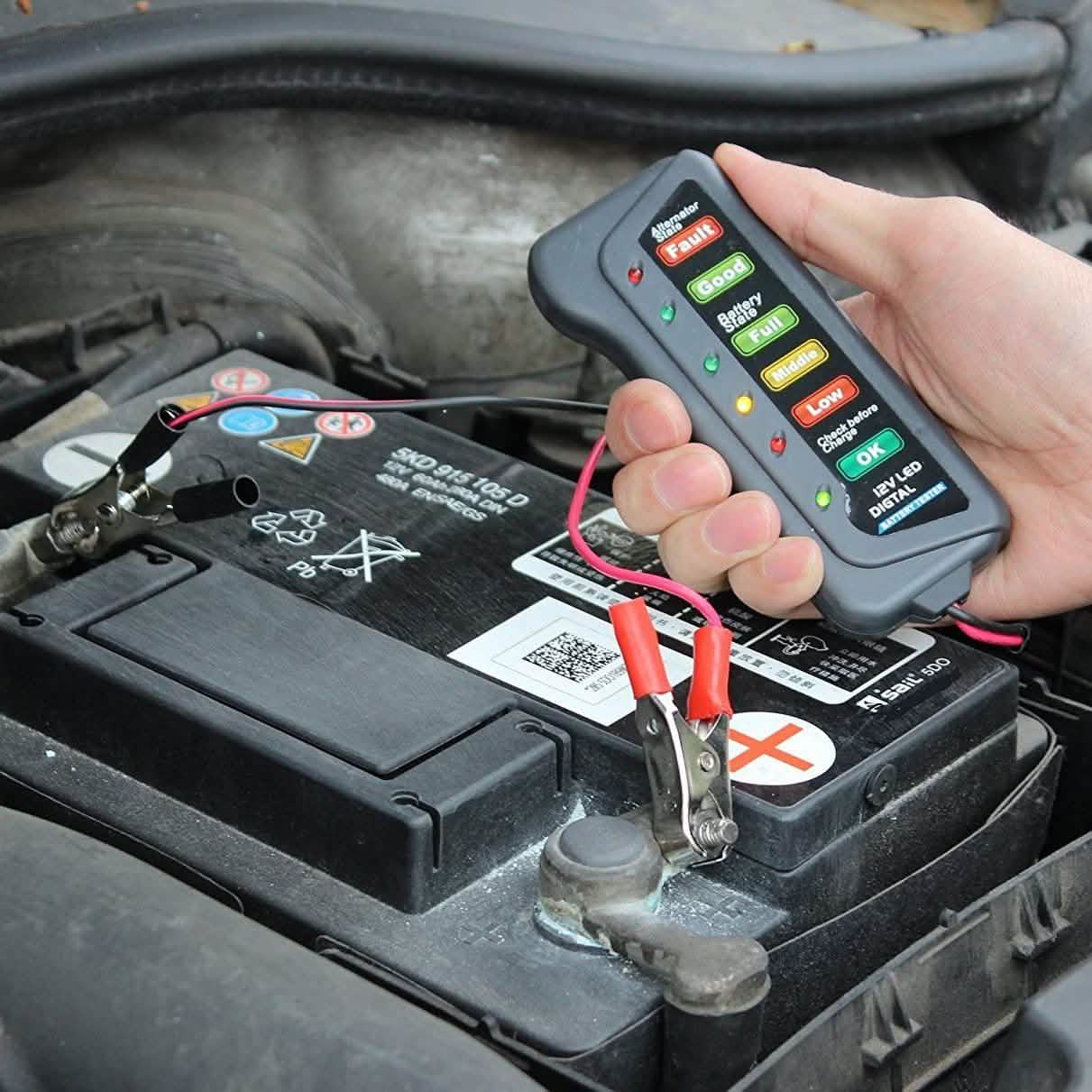 12V Car Digital Battery/Alternator Tester 15 Amps DailySale