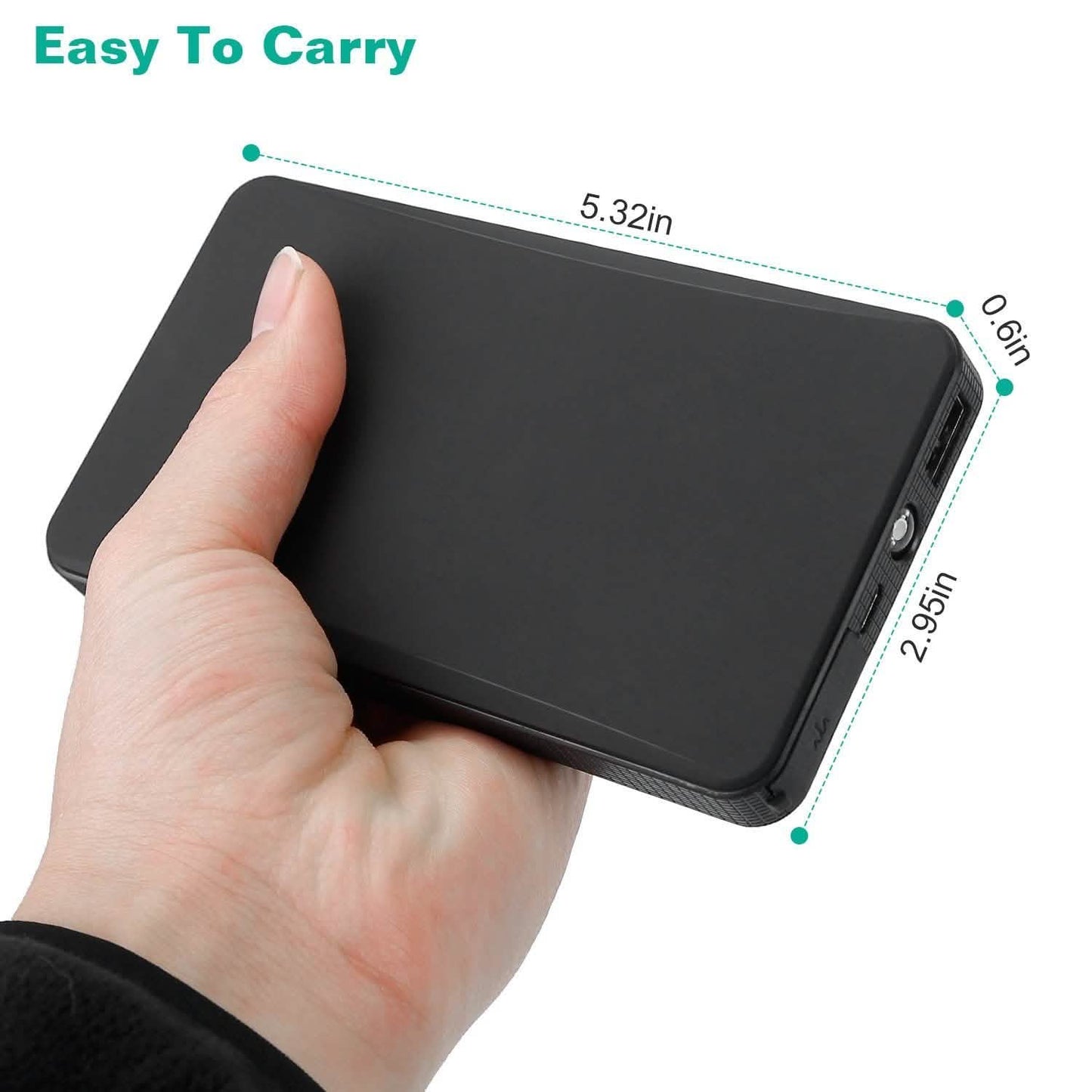 12V Car Jumper Starter 300A Peak 20000 mAh Battery Charger DailySale