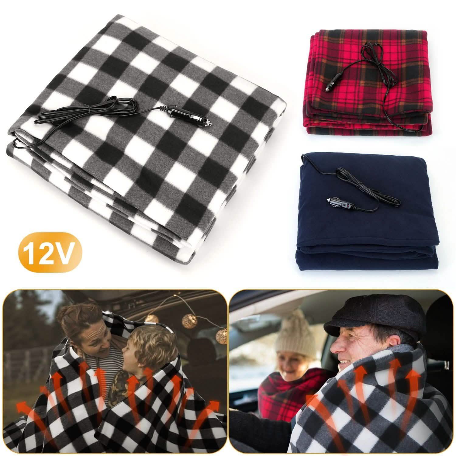 12V Electric Car Heated Blanket DailySale