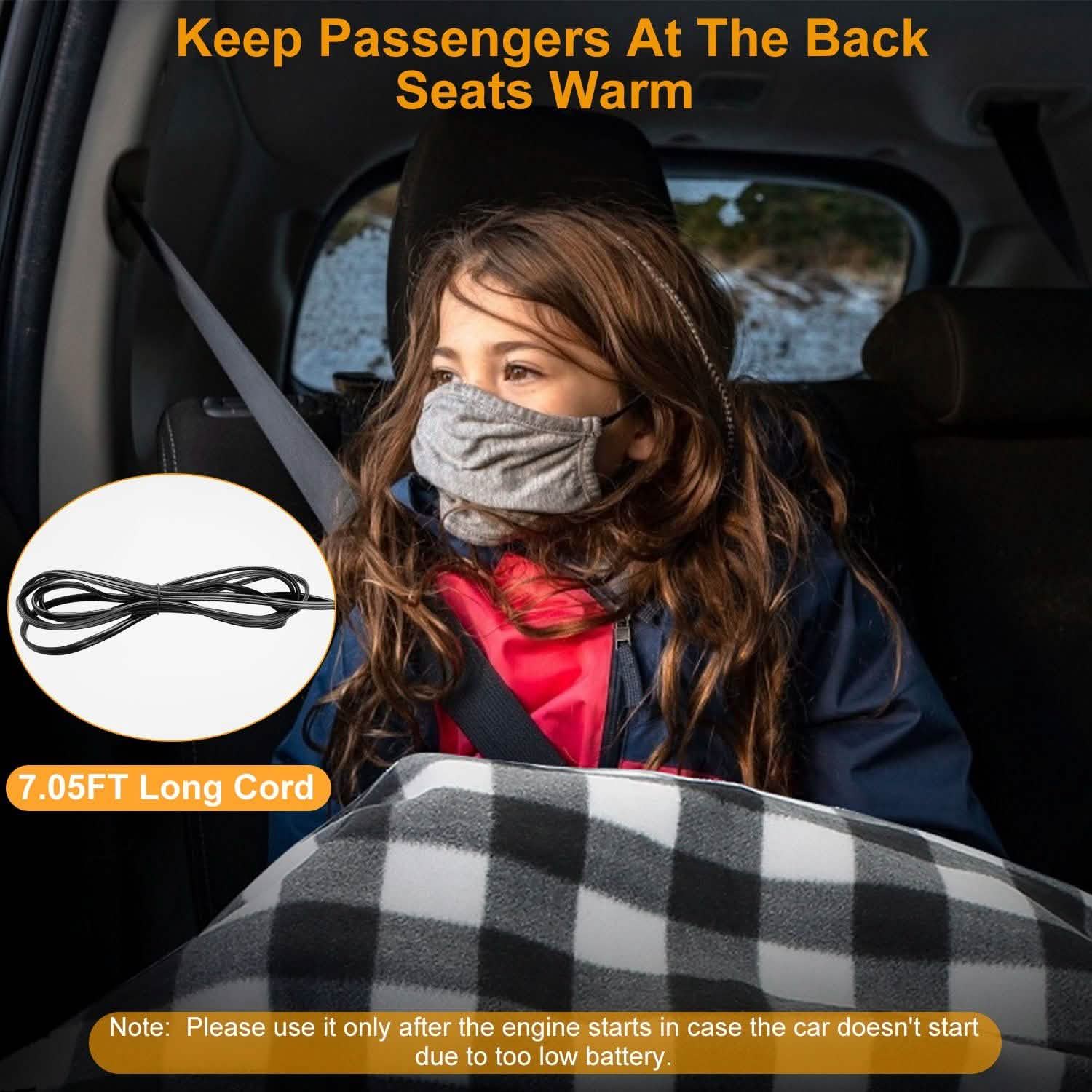 12V Electric Car Heated Blanket DailySale