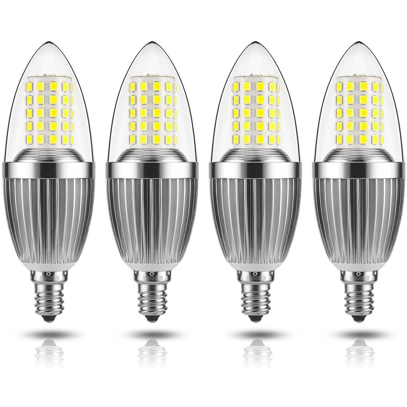 12W LED Candelabra Bulb Non-Dimmable 100-Watt Light Bulbs Equivalent DailySale