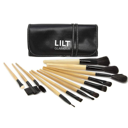 13-Piece Set: Makeup Brush Set with Faux Leather Case DailySale
